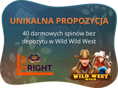 Bonus bez depozytu AllRight – 40 darmowych spinów! photo Bonus bez depozytu AllRight – 40 darmowych spinów!