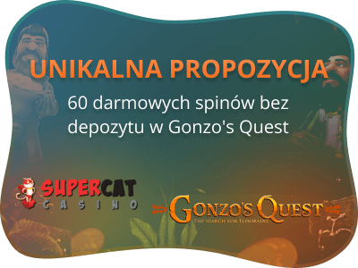 Bonus bez depozytu SuperCat – 60 darmowych spinów! photo Bonus bez depozytu SuperCat – 60 darmowych spinów!